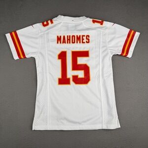Patrick Mahomes Jersey Boys M Kansas City Chiefs White NFL Football Nike 15